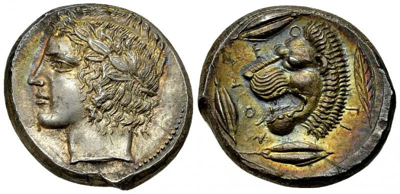 Leontinoi AR Tetradrachm, c. 430-425 BC, FDC

Sicily, Leontinoi. AR Tetradrach...