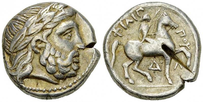 Philip II AR Tetradrachm, Amphipolis mint 

Kings of Macedon. Philippos II (35...