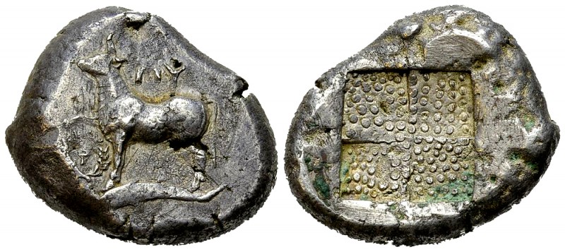 Byzantion AR Tetradrachm, c. 387/6-340 BC 

Thrace, Byzantion. AR Tetradrachm ...