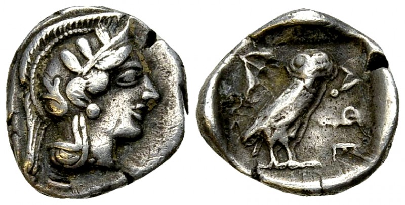 Athens AR Drachm, c. 430s 

 Athens , Attica, AR Drachm (15-16 mm, 4.15 g), c....