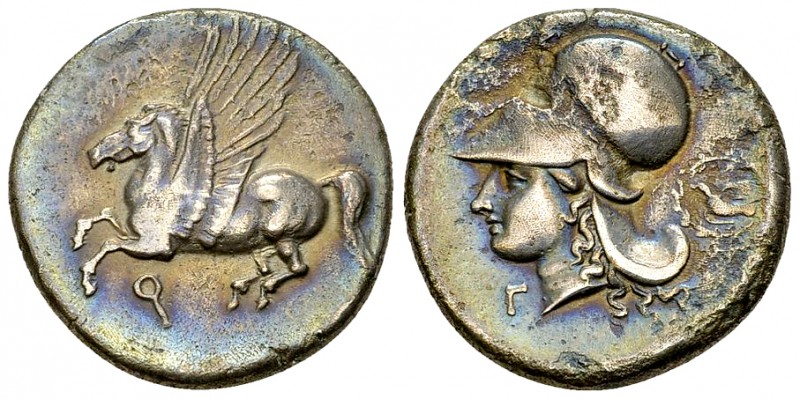 Corinth AR Stater, c. 320 BC 

Corinthia, Corinth . AR Stater (21 mm, 8.17 g),...