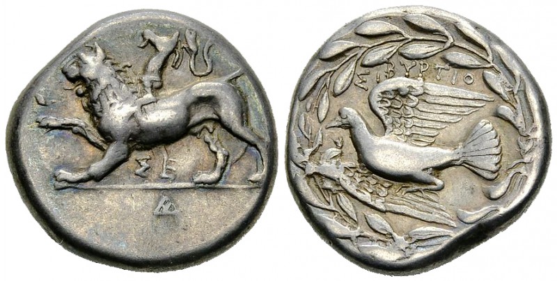 Sicyon AR Stater, Chimaera left / dove left, very rare, ex BCD 

 Sicyon , Sic...