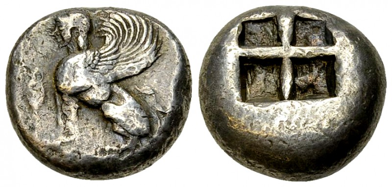 Chios AR Stater, c. 490-435 BC 

 Islands off Ionia, Chios. AR Stater (15-16 m...