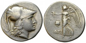 Side AR Tetradrachm, c. 200 BC 

 Side , Pamphylia. AR Tetradrachm (28-30 mm, 16.48 g), c. 200 BC.
Obv. Head of Athena wearing corinthian helmet ri...
