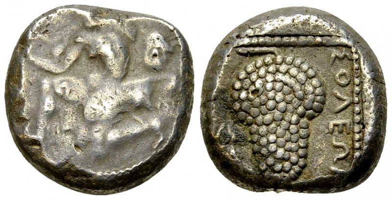 Soloi AR Stater, c. 425-400 BC 

 Soloi, Cilicia . AR Stater (19-20 mm, 10.72 ...