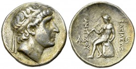 Antiochos I Soter AR Tetradrachm, Seleukeia on the Tigris 

Seleukid Kings of Syria. Antiochos I Soter (281-261 BC). AR Tetradrachm (29 mm, 16.52 g)...
