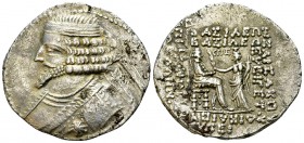 Phraates IV BI Tetradrachm 

Kings of Parthia. Phraates IV (38/7-2 BC). BI Tetradrachm (31-32 mm, 12.66 g), Seleukeia on the Tigris, Hyperberetayos ...