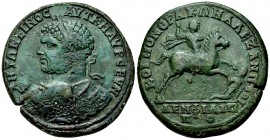 Caracalla AE Medallion, Philippopolis 

 Caracalla (196-217). AE Medallion (40-42 mm, 35.26 g), Philippopolis, Thrace. Struck in occasion of the Pyt...