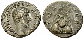 Lucius Verus AR Didrachm, Caesarea 

 Lucius Verus (161-169 AD). AR Didrachm (20-22 mm, 6.64 g), Caesarea, Cappadocia, 161-166 AD.
Obv. AYTOKP OYHP...