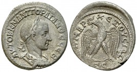Gordianus III Pius AR Tetradrachm, Antiochia ad Orontem 

 Gordianus III Pius (238-244 AD). AR Tetradrachm (25-27 mm, 10.02 g), Antiochia ad Orontem...