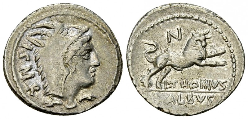 L. Thorius Balbus AR Denarius, 105 BC 

 L. Thorius Balbus. AR Denarius (19-20...