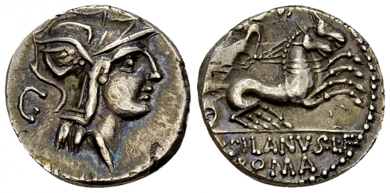 D. Iunius Silanus AR Denarius, 91 BC 

 D. Iunius Silanus L. F. AR Denarius (1...