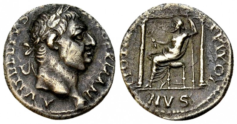Vitellius AR Denarius, Jupiter Maximus Capitolinus reverse 

 Vitellius (AD 69...