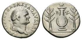 Divus Vespasianus AR Denarius, scarce 

Titus (79-81 AD) for Divus Vespasianus . AR Denarius (17 mm, 3.29 g), Rome (Roma), after 79. 
Obv. DIVVS AV...