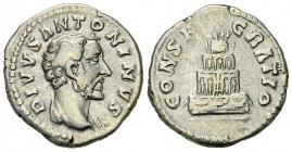 Divus Antoninus Pius AR Denarius 

 Divus Antoninus Pius (+ 161 AD). AR Denarius (17 mm, 3.13 g), struck by Marcus Aurelius, 161.
Obv. DIVVS ANTONI...
