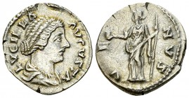 Lucilla AR Denarius, Venus reverse 

Marcus Aurelius (161-180 AD) for Lucilla . AR Denarius (18-19 mm, 3.39 g), Rome.
Obv. LVCILLA AVGVSTA, Draped ...