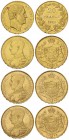 Belgium, Lot of 4 AV 20 Francs 1865, 1914 (3) 

 Belgium . Lot of 4 AV 20 Francs 1865, 1914 (3) (6.42, 6.43, 6.46 and 6.45 g).

Very fine/extremel...