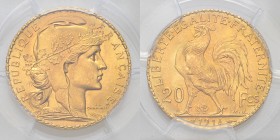 France AV 20 Francs 1914, MS 66 

 France, 3ème République (1870-1940). AV 20 Francs 1914, Marianne.
Gad.1064a.

PCGS&nbsp; MS66.
