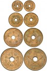 Congo Free State, Set of 1 to 10 Centimes 

 Colonial Africa, Belgian. État indépendant du Congo (Congo Free State). Léopold II., King of Belgium (1...