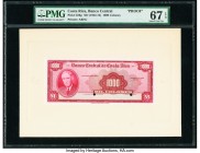 Costa Rica Banco Central de Costa Rica 1000 Colones ND (1952-74) Pick 226p; 226Bp Front and Back Proofs PMG Superb Gem Unc 67 EPQ; Gem Uncirculated 66...