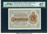 Falkland Islands Government of the Falkland Islands 50 Pence 25.9.1969 Pick 10a PMG Superb Gem Unc 67 EPQ. 

HID09801242017

© 2020 Heritage Auctions ...
