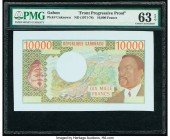 Gabon Banque Centrale 10,000 Francs ND (1971-78) Pick UNL Front Progressive Proof PMG Choice Uncirculated 63 EPQ. 

HID09801242017

© 2020 Heritage Au...