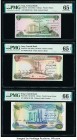 Iraq Central Bank 1/4; 1/2; 1; 5; 10 Dinars ND (1973) Pick 61; 62; 63b; 64; 65 Five Examples PMG Gem Uncirculated 65 EPQ (2); Gem Uncirculated 66 EPQ;...