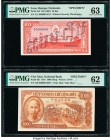 Lao Banque Nationale du Laos 50 Kip ND (1957) Pick 5s2 Specimen PMG Choice Uncirculated 63; Vietnam National Bank of Viet Nam 1000 Dong 1951 Pick 65s ...