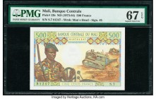 Mali Banque Centrale du Mali 500 Francs ND (1973-84) Pick 12b PMG Superb Gem Unc 67 EPQ. 

HID09801242017

© 2020 Heritage Auctions | All Rights Reser...
