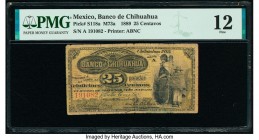 Mexico Banco de Chihuahua 25 Centavos 1889 Pick S118a M73a PMG Fine 12. 

HID09801242017

© 2020 Heritage Auctions | All Rights Reserved