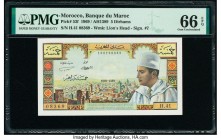 Morocco Banque du Maroc 5 Dirhams 1969 / AH1389 Pick 53f PMG Gem Uncirculated 66 EPQ. 

HID09801242017

© 2020 Heritage Auctions | All Rights Reserved...