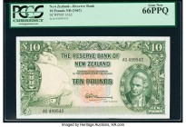 New Zealand Reserve Bank of New Zealand 10 Pounds ND (1967) Pick 161d PCGS Gem New 66PPQ. 

HID09801242017

© 2020 Heritage Auctions | All Rights Rese...