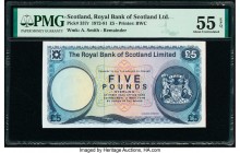 Scotland Royal Bank of Scotland Limited 5 Pounds 3.5.1976 Pick 337r Remainder PMG About Uncirculated 55 EPQ. 

HID09801242017

© 2020 Heritage Auction...