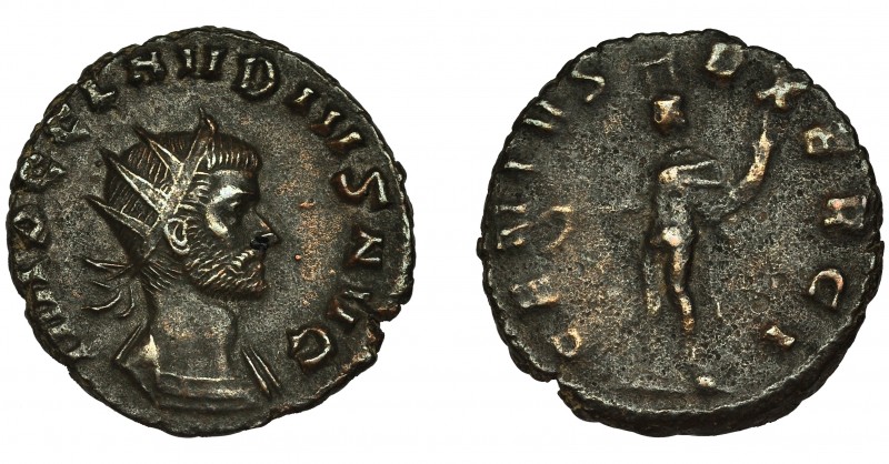 IMPERIO ROMANO. CLAUDIO II. Antoniniano. Roma (268-269). R/ Genio a izq.; GENIVS...