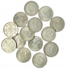 Lote 14 monedas de 100 pesetas de 1966. MBC+/EBC.