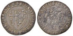 Napoli – Carlo I d'Angiò (1266-1285) - Carlino o saluto d'argento - MIR 20 R 3,06 grammi. Con cartellino d'epoca del collezionista.
qBB/BB