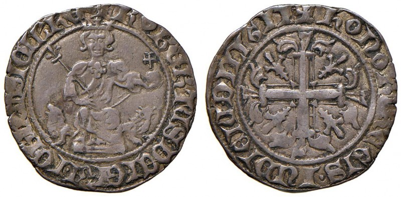 Napoli – Roberto d'Angiò (1309-1343) - Gigliato - MIR 28 C 3,94 grammi. Con cart...