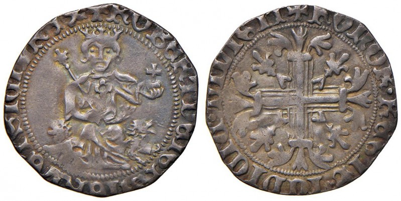 Napoli – Roberto d'Angiò (1309-1343) - Gigliato - MIR 28 C Tosato. 3,00 grammi. ...