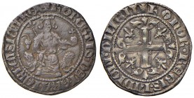 Napoli – Roberto d'Angiò (1309-1343) - Gigliato - MIR 28/1 R Ghianda a sinistra del Re. 3,82 grammi. Con cartellino d'epoca del collezionista.
BB+