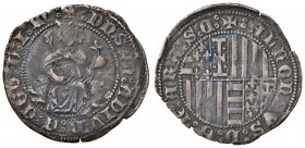 Napoli – Alfonso I d'Aragona (1442-1458) - Carlino - MIR 54 C 3,23 grammi. Con cartellino d'epoca del collezionista.
QBB-BB
