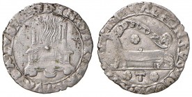 Napoli – Alfonso II d'Aragona (1494-1495) - Armellino - MIR 92 R 1,57 grammi. Con cartellino d'epoca del collezionista.
SPL+