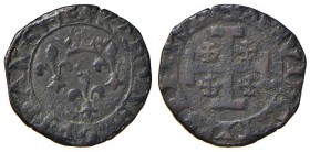 Napoli – Carlo VIII (1495-1495) - Cavallo - MIR 99 R 1,58 grammi. Con cartellino d'epoca del collezionista.
BB+