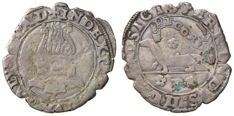 Napoli – Ferdinando II d'Aragona (1495-1496) - Armellino - MIR 102 R 1,32 grammi...