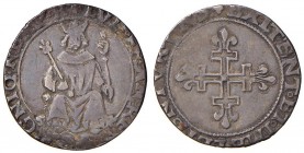 Napoli – Luigi XII (1501-1503) - Carlino - MIR 112 RR Variante nella legenda. Leggermente tosato. 2,85 grammi. Con cartellino d'epoca del collezionist...