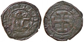 Napoli – Giovanna la Pazza con il figlio Carlo (1516-1519) - Sestino - MIR 122 C 1,80 grammi. Con cartellino d'epoca del collezionista.
BB