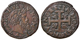 Napoli – Carlo V (1516-1556) - 3 Cavalli - MIR 153 C Variante con due punti all'inizio della legenda. Ottima conservazione per la tipologia. 5,50 gram...