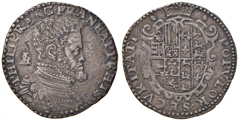 Napoli – Filippo II – Primo periodo (1554-1556) - Mezzo Ducato - MIR 159/1 RRRR ...