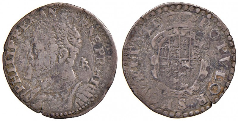 Napoli – Filippo II – Primo periodo (1554-1556) - Tarì - MIR 163/2 RRR 5,29 gram...
