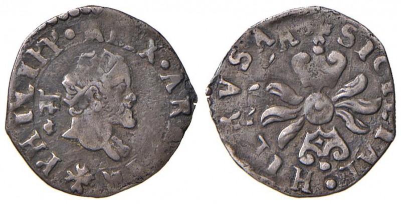 Napoli – Filippo II – Secondo periodo (1556-1598) - Mezzo Carlino - MIR 185 RR S...