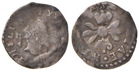 Napoli – Filippo II – Secondo periodo (1556-1598) - Mezzo Carlino - MIR 185/1 C 1,21 grammi. Con cartellino d'epoca del collezionista.
MB-BB